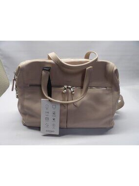 Knomo London NWOT Audley Blush/Nude Leather Laptop Bag